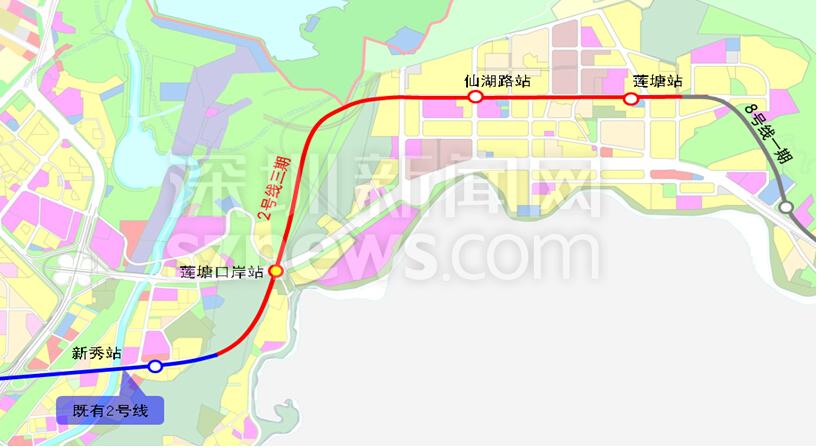 深圳地鐵2號線東延段（站點、線路圖、開通時間、最新消息）